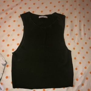 Zara crop shirt